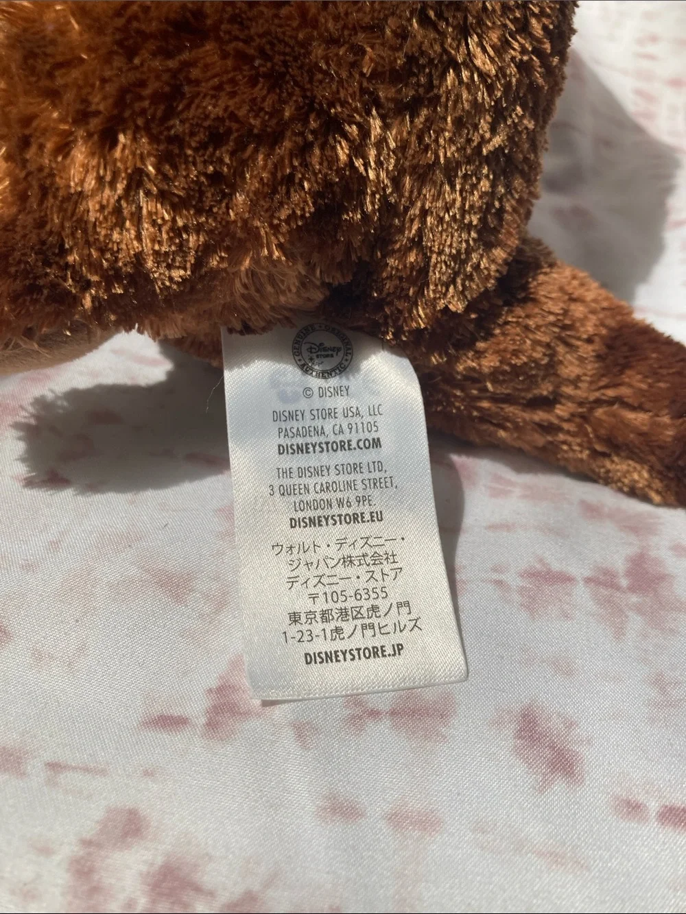 Disney Store Pixar Finding Dory Sea Otter Plush Stuffed Animal Soft Eyes 10”